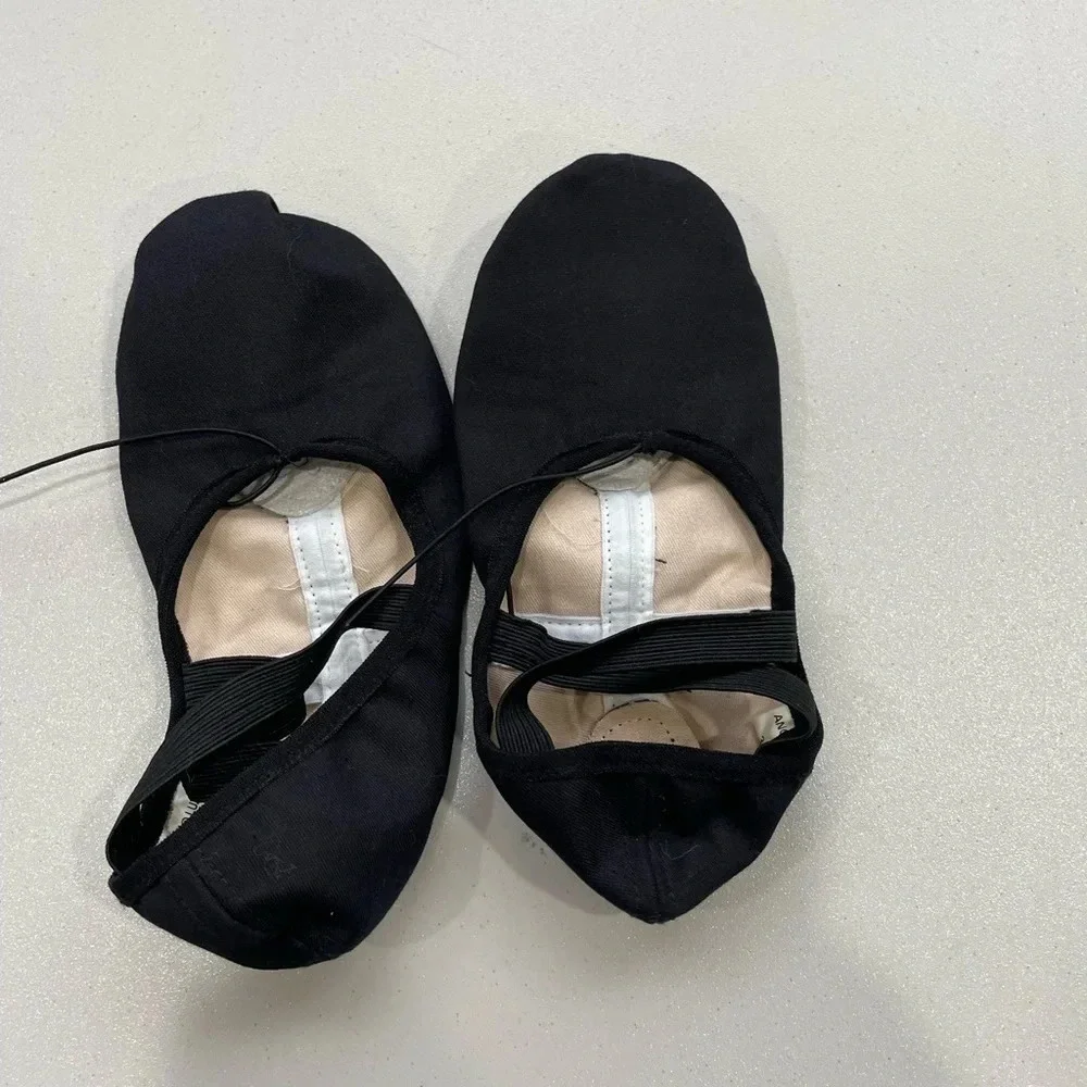 Kids Lot of Black Tights and Shoes for Nutcracker Ballet Dance